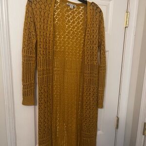 Moral Fiber Golden Knit Sweater